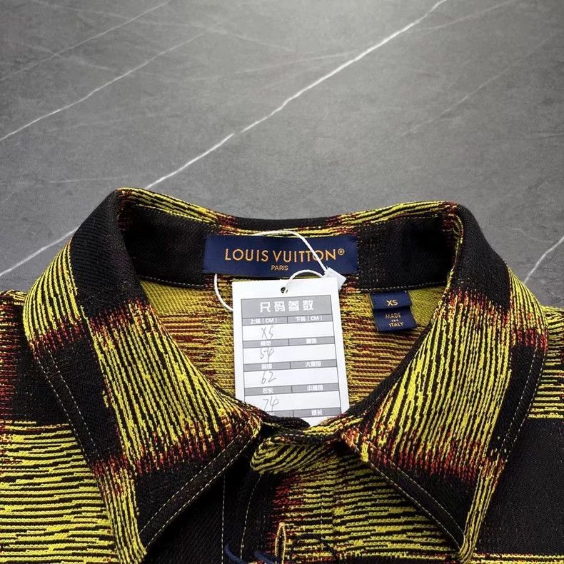 Louis Vuitton louis vuitton black yellow check short sleeve shirt-dmc Size US XS / EU 42 / 0 - 5 Thumbnail