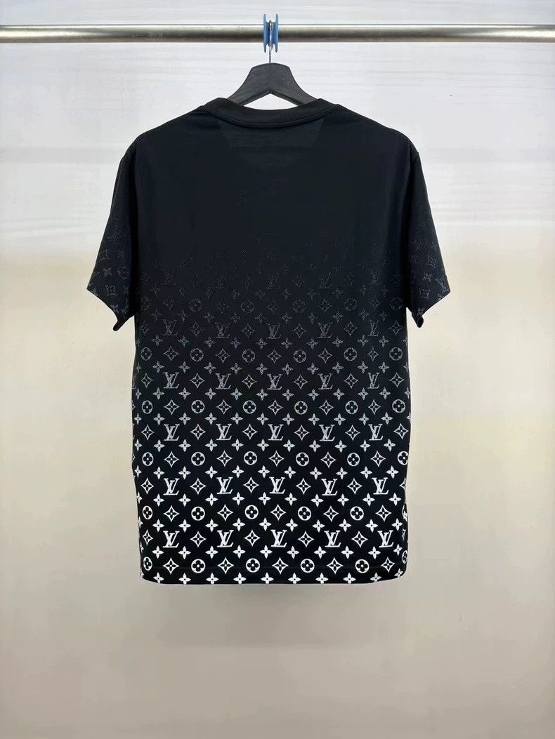Louis Vuitton louis vuitton black white gradient t-shirt-dmc Size US M / EU 48-50 / 2 - 2 Thumbnail