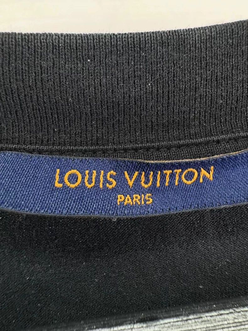 Louis Vuitton louis vuitton black white gradient t-shirt-dmc Size US M / EU 48-50 / 2 - 5 Thumbnail