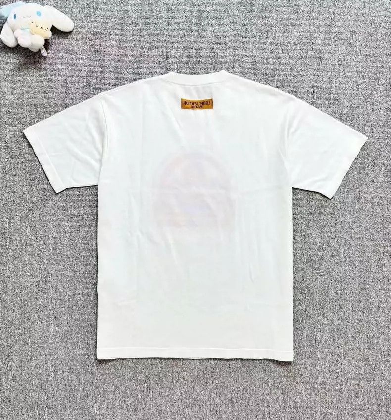 Louis Vuitton louis vuitton pink logo knit short sleeve tee-dmc Size US M / EU 48-50 / 2 - 3 Thumbnail