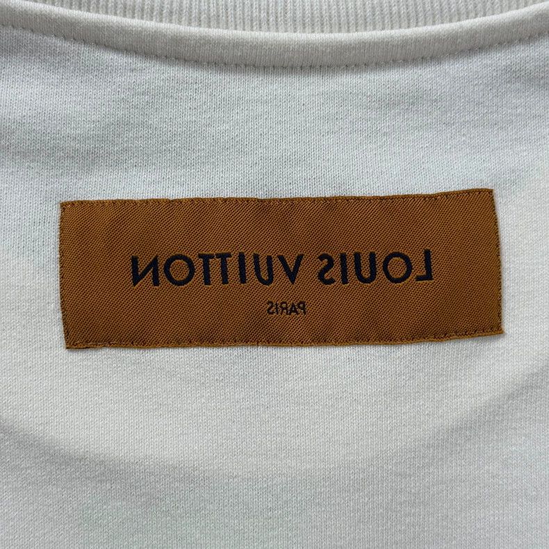 Louis Vuitton white short sleeve shirt with crane print-dmc Size US M / EU 48-50 / 2 - 7 Thumbnail
