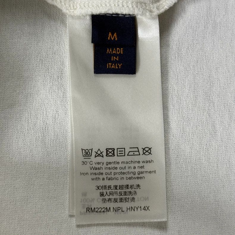 Louis Vuitton white short sleeve shirt with crane print-dmc Size US M / EU 48-50 / 2 - 6 Thumbnail