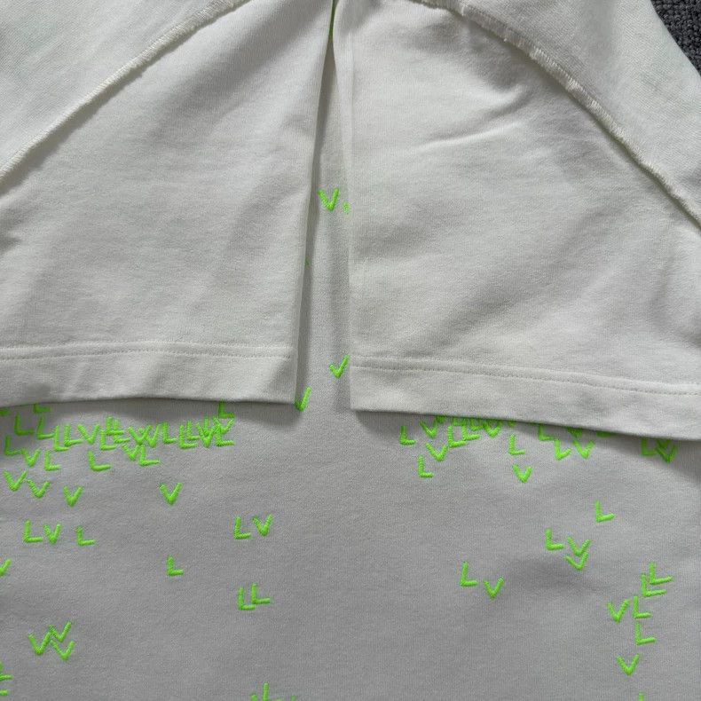 Louis Vuitton white short sleeve shirt with crane print-dmc Size US M / EU 48-50 / 2 - 4 Thumbnail