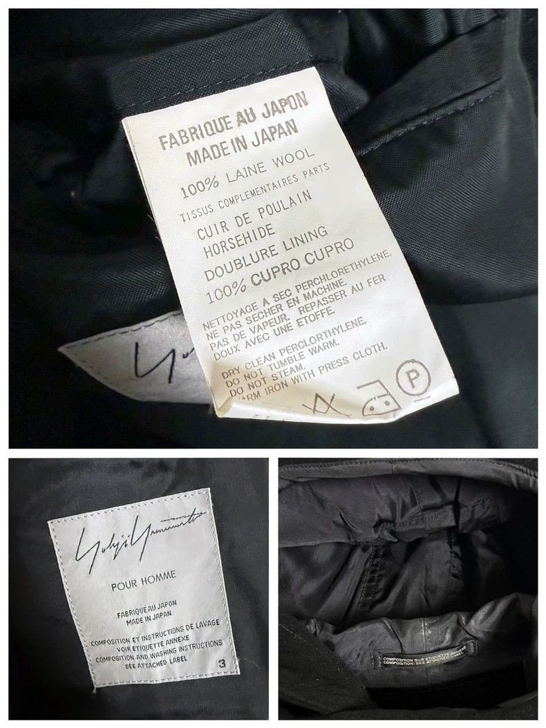Yohji Yamamoto black wool oversized hooded coat-dmc Size US L / EU 52-54 / 3 - 8 Thumbnail
