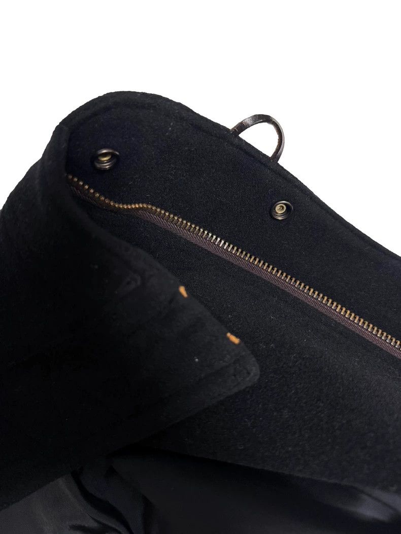 Yohji Yamamoto black wool oversized hooded coat-dmc Size US L / EU 52-54 / 3 - 9 Thumbnail