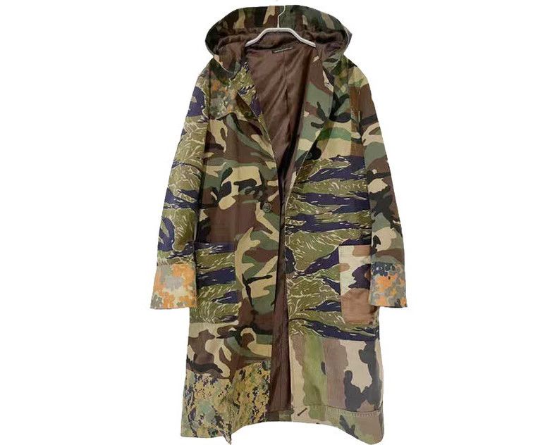 Yohji Yamamoto yohji yamamoto camouflage long hoodie-dmc Size US M / EU 48-50 / 2 - 2 Thumbnail