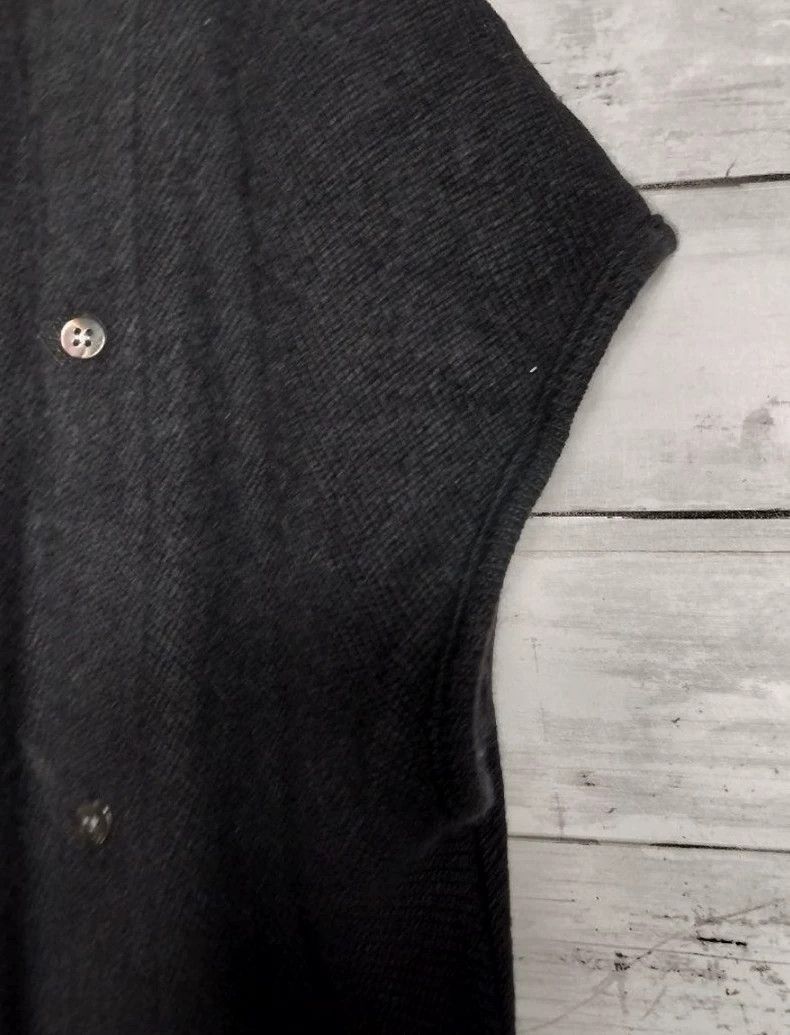Yohji Yamamoto y's yohji yamamoto black asymmetrical cardigan-dmc Size ONE SIZE - 5 Thumbnail