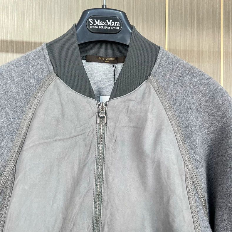 Louis Vuitton louis vuitton wool and leather zip jacket-dmc Size US S / EU 44-46 / 1 - 3 Thumbnail