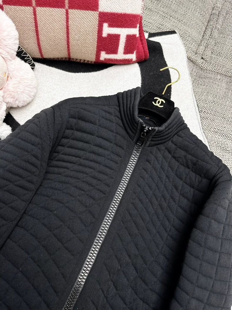 Louis Vuitton black quilted leather jacket by louis vuitton-dmc Size US XL / EU 56 / 4 - 2 Thumbnail