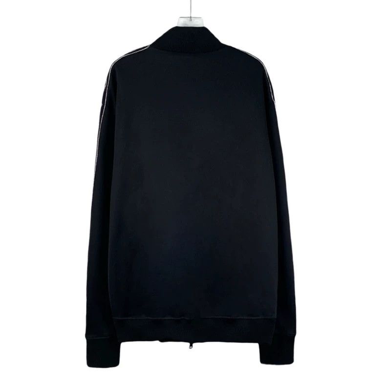 Louis Vuitton louis vuitton black zip-up jacket with logo-dmc Size US XXL / EU 58 / 5 - 2 Thumbnail
