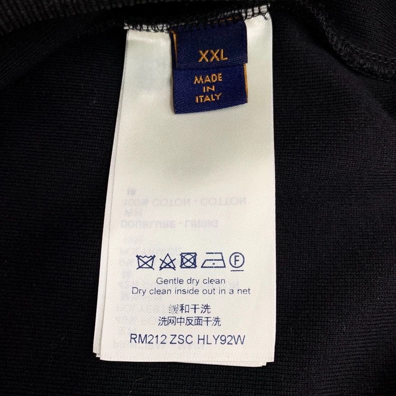 Louis Vuitton louis vuitton black zip-up jacket with logo-dmc Size US XXL / EU 58 / 5 - 6 Thumbnail