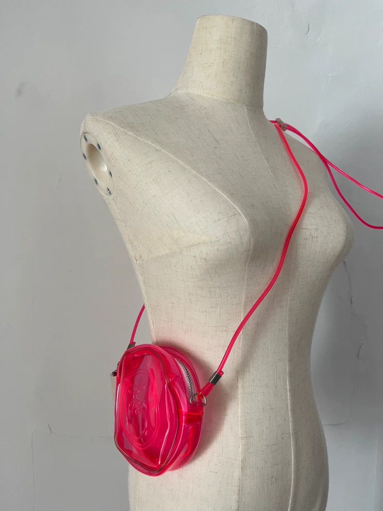Loro Piana fotus neon pink jelly crossbody bag-dmc Size ONE SIZE - 3 Thumbnail