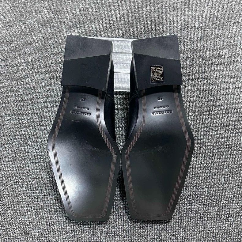 Balenciaga elegant black leather derby shoes-dmc Size US 7.5 / EU 40-41 - 6 Thumbnail
