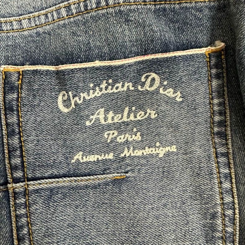 Dior Dior Logo Embroidered Wash Denim Pants-dmc Size US 30 / EU 46 - 3 Thumbnail