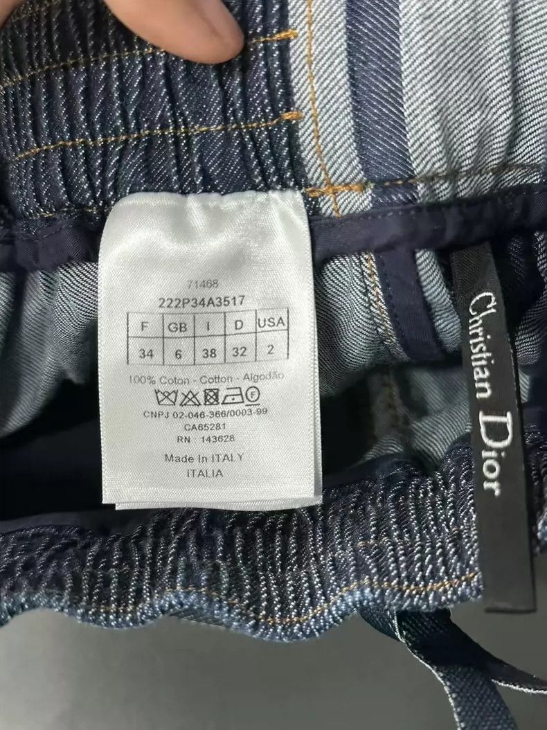 Dior Dior Denim Logo Shorts Size 34-dmc Size US 34 / EU 50 - 5 Thumbnail