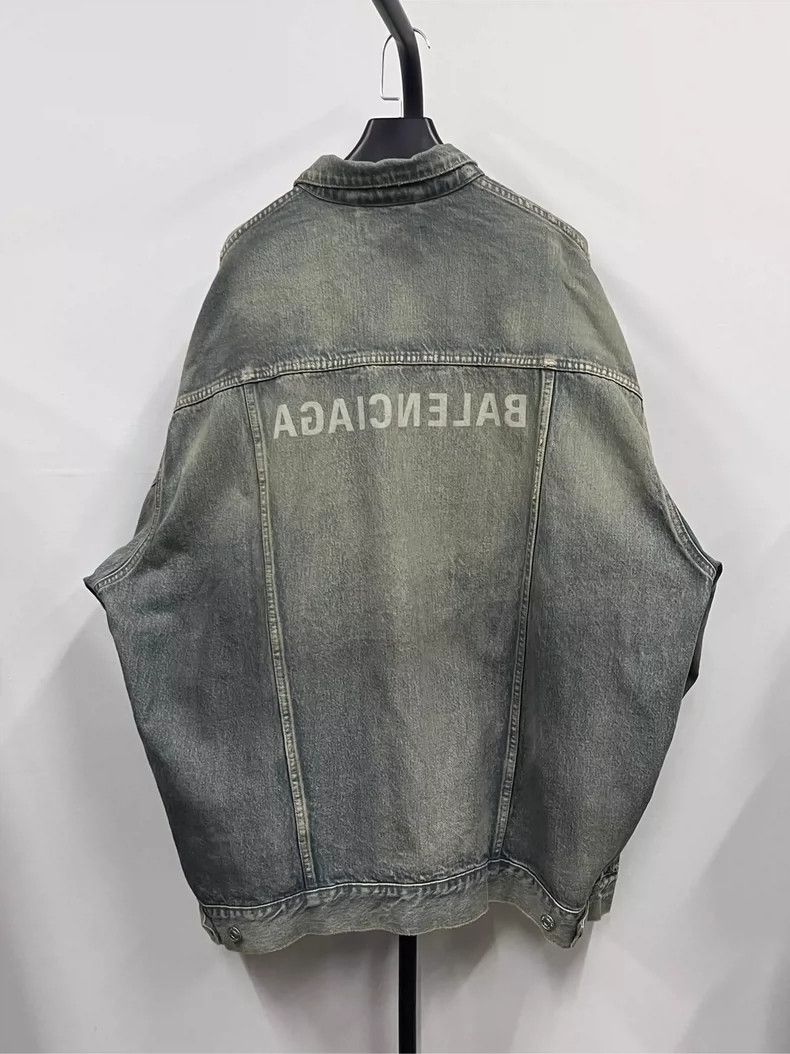 Balenciaga balenciaga blue denim casual long sleeve jacket-dmc Size US M / EU 48-50 / 2 - 2 Thumbnail