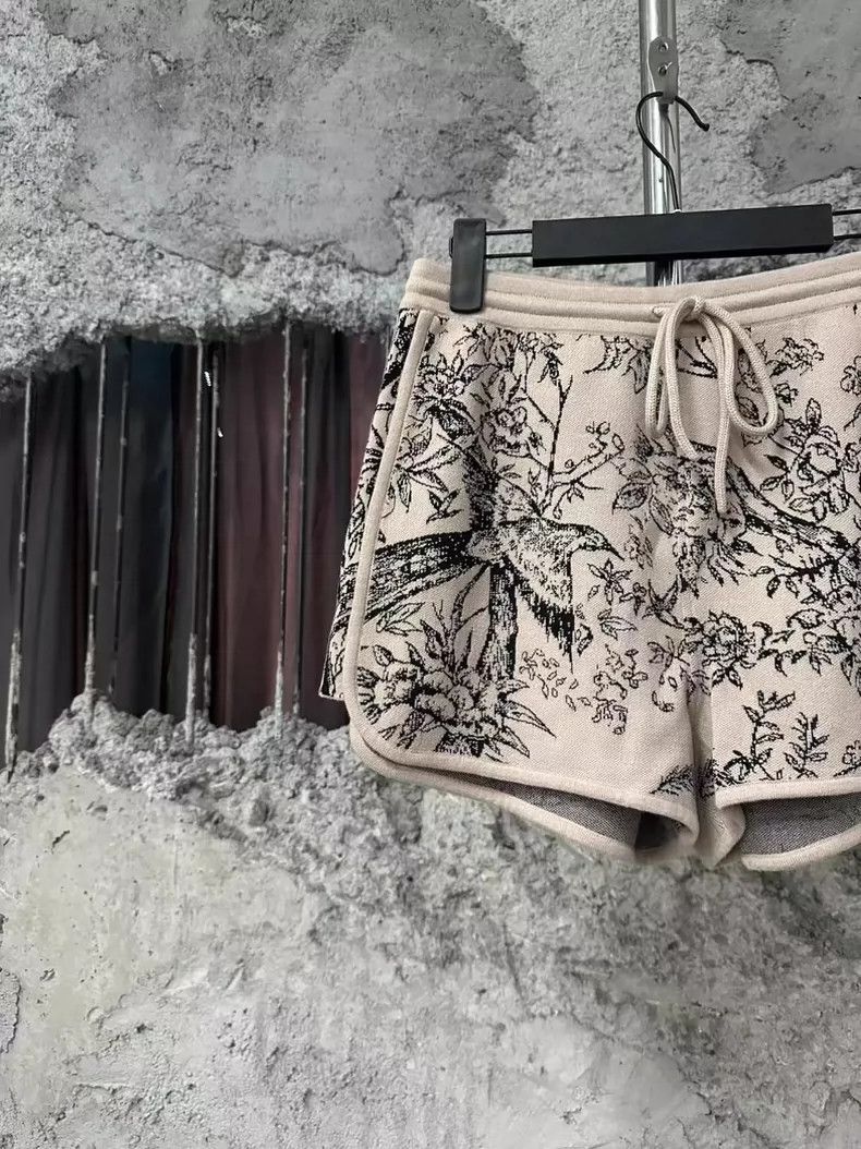 Dior dior floral cashmere shorts for summer-dmc Size US 34 / EU 50 - 3 Thumbnail