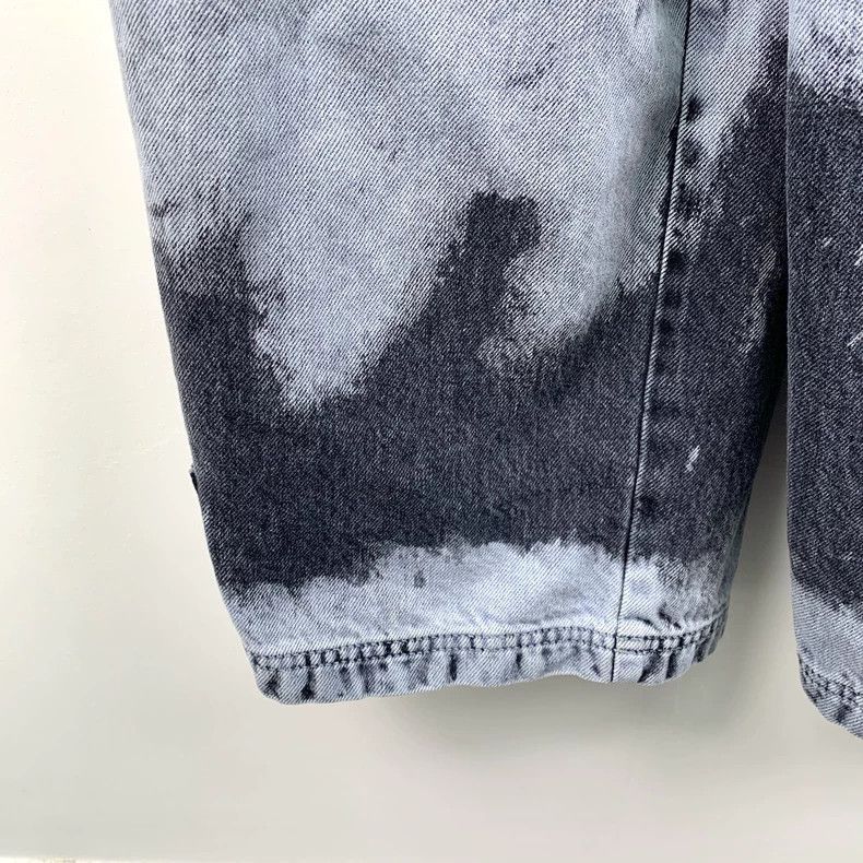 Dior blue tie-dye cotton denim jumpsuit-dmc Size US 36 / EU 52 - 5 Thumbnail