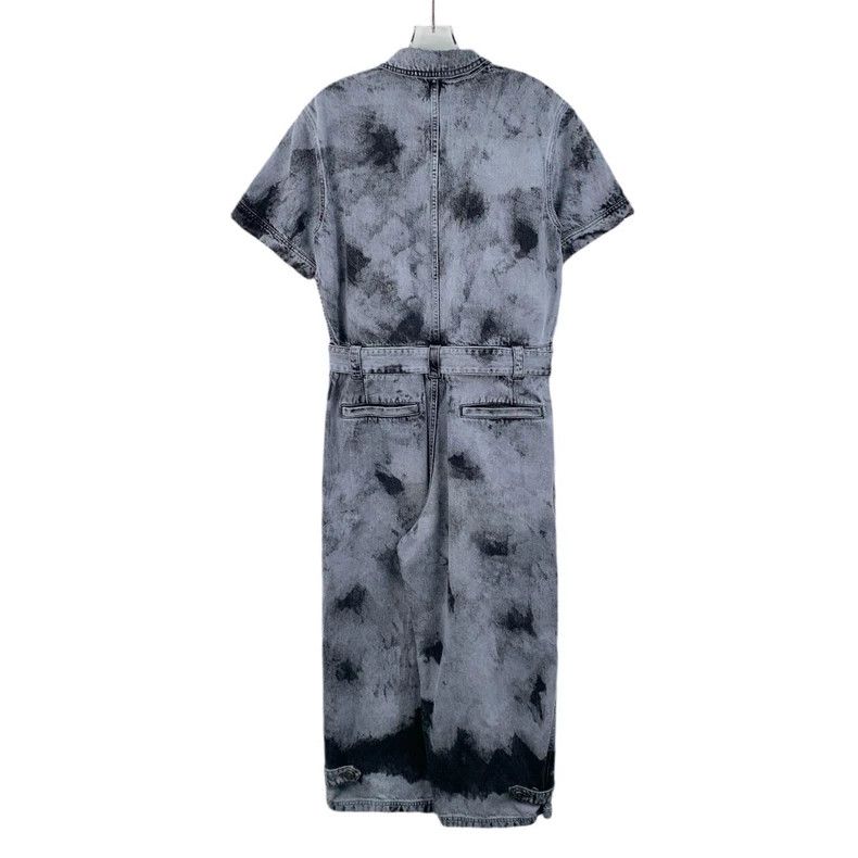 Dior blue tie-dye cotton denim jumpsuit-dmc Size US 36 / EU 52 - 2 Thumbnail