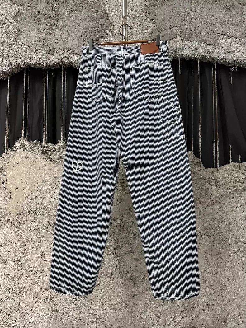 Dior Dior Striped Work Pants Size 30-dmc Size US 30 / EU 46 - 2 Thumbnail