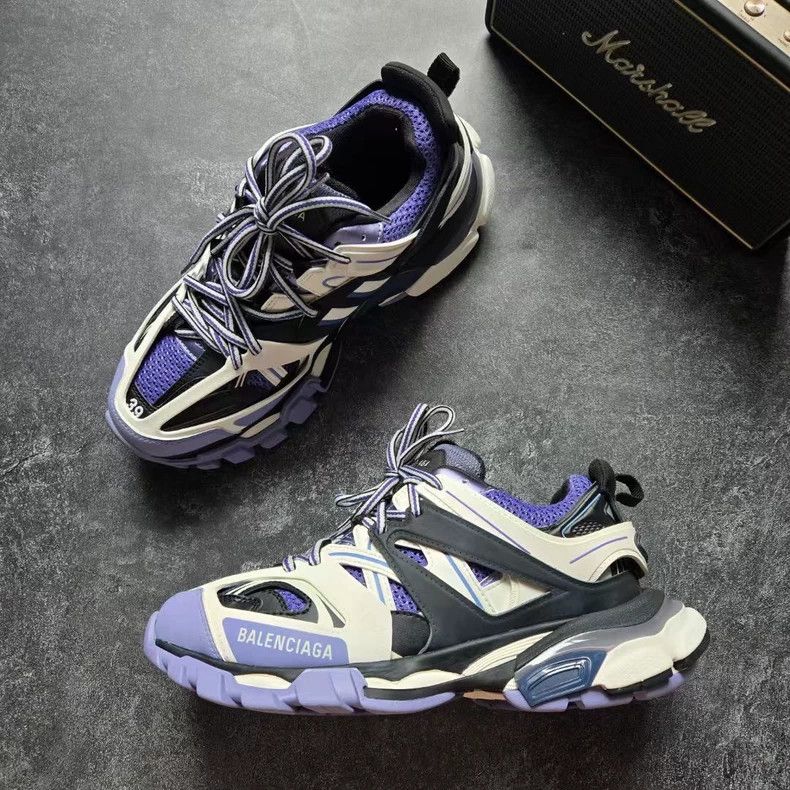 Balenciaga balenciaga track shoes white purple size 39-dmc Size US 7.5 / EU 40-41 - 2 Thumbnail