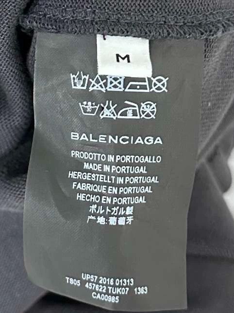 Balenciaga black long sleeve top with tie detail-dmc Size US M / EU 48-50 / 2 - 5 Thumbnail