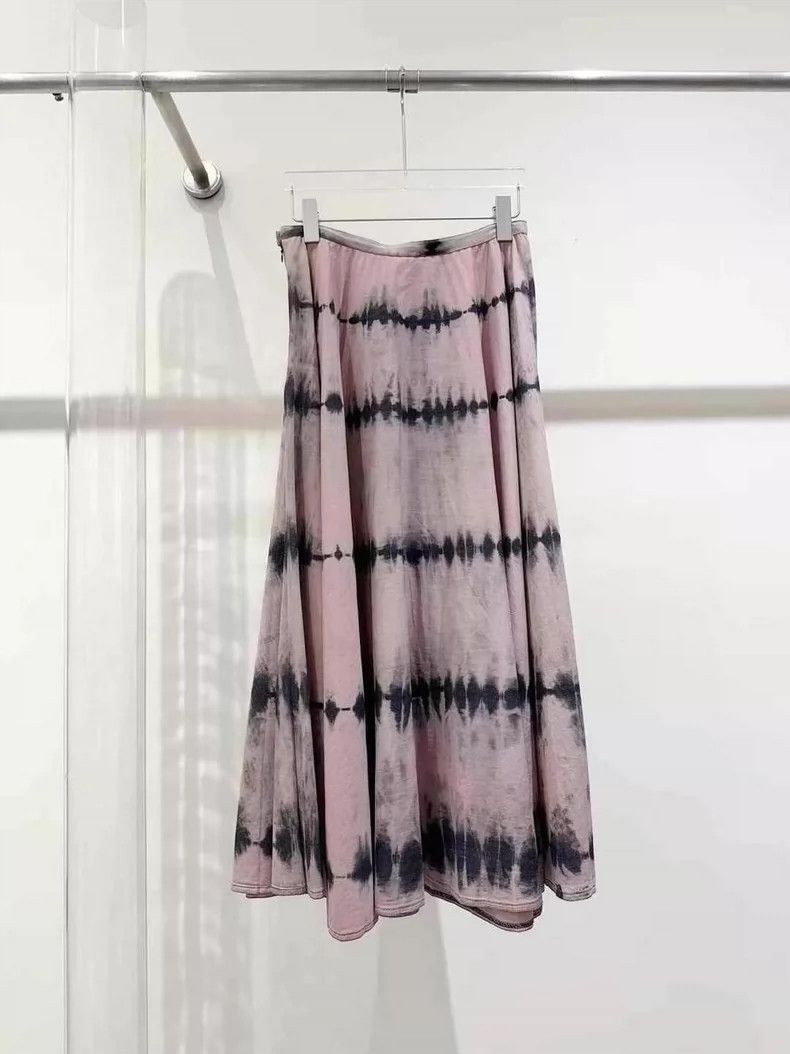 Dior pink tie-dye skirt by Dior-dmc Size US 31 - 2 Thumbnail