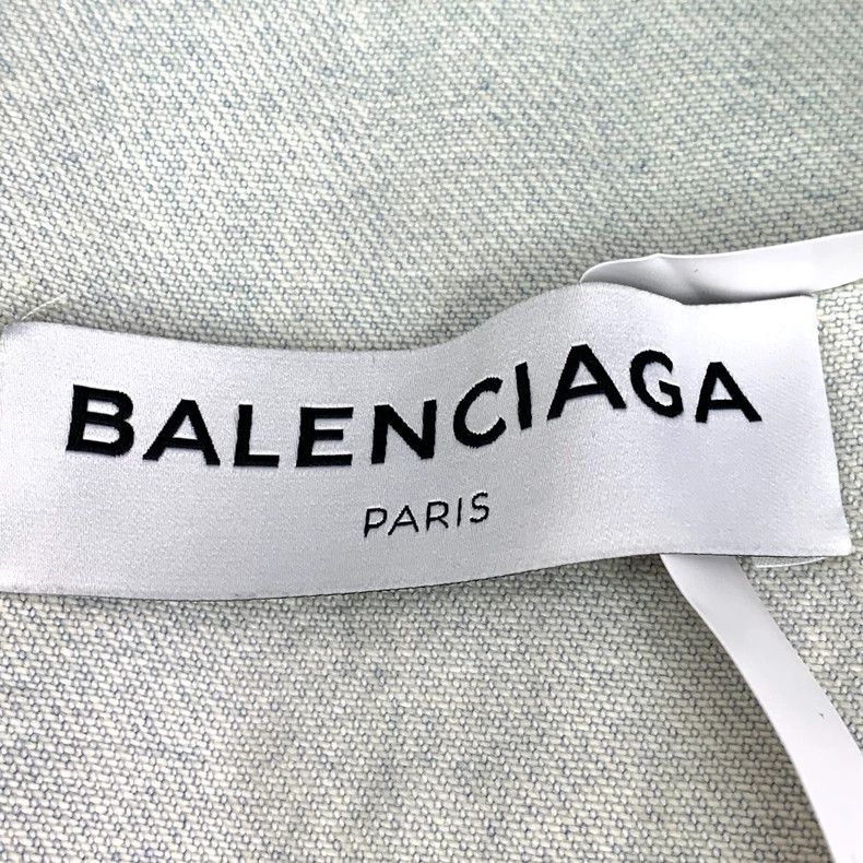 Balenciaga light blue cotton button-up denim jacket-dmc Size US S / EU 44-46 / 1 - 5 Thumbnail
