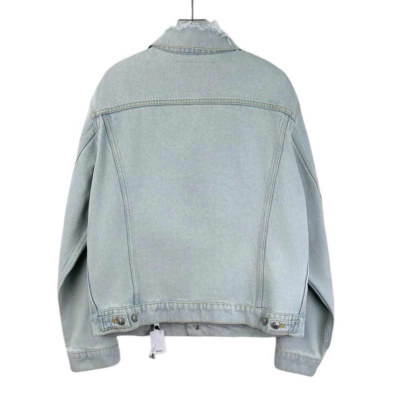 Balenciaga light blue cotton button-up denim jacket-dmc Size US S / EU 44-46 / 1 - 2 Thumbnail