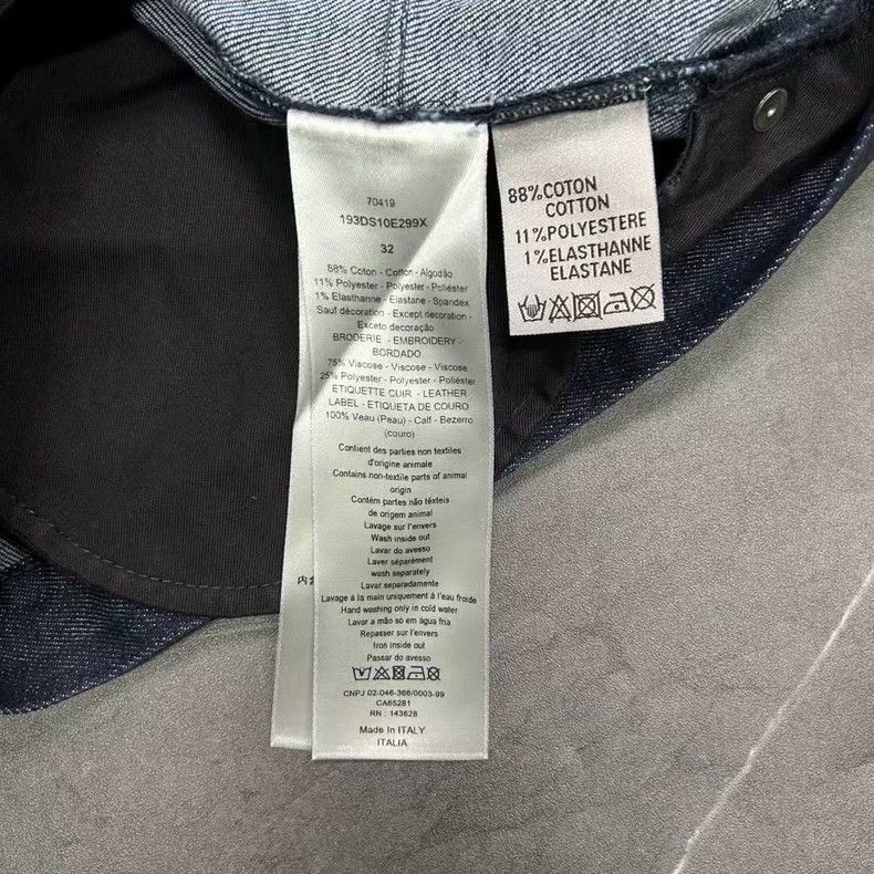 Dior dior travis scott embroidered logo jeans-dmc Size US 30 / EU 46 - 9 Thumbnail