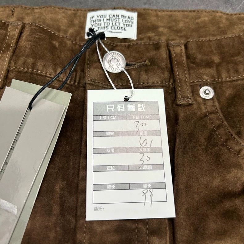 Dior dior travis scott brown velour pants-dmc Size US 30 / EU 46 - 5 Thumbnail