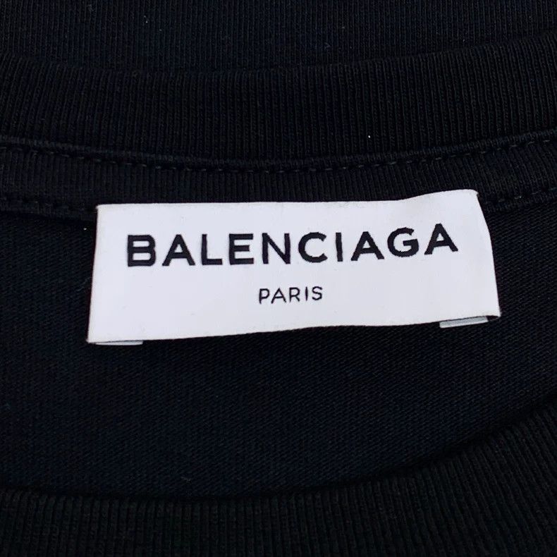 Balenciaga balenciaga black logo print cotton t-shirt-dmc Size US S / EU 44-46 / 1 - 6 Thumbnail