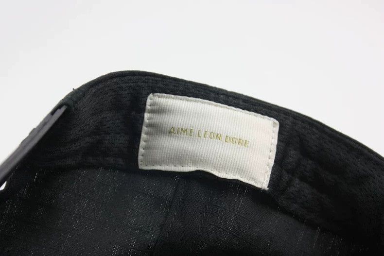 Aime Leon Dore Aime Leon Dore Black Embroidered Baseball Cap-dmc Size ONE SIZE - 8 Thumbnail