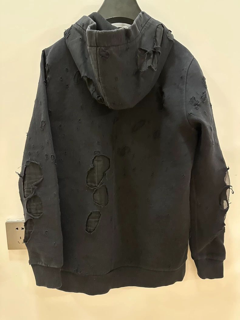 Givenchy givenchy black distressed hoodie size xs-dmc Size US XS / EU 42 / 0 - 3 Thumbnail