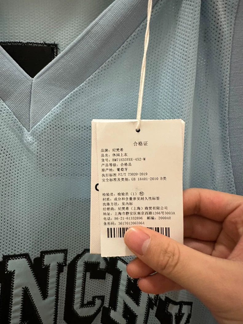 Givenchy givenchy blue basketball jersey size m-dmc Size US M / EU 48-50 / 2 - 2 Thumbnail