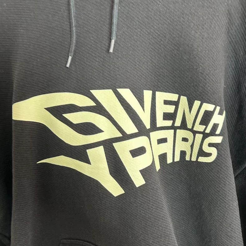 Givenchy givenchy black logo hooded sweatshirt-dmc Size US XL / EU 56 / 4 - 6 Thumbnail