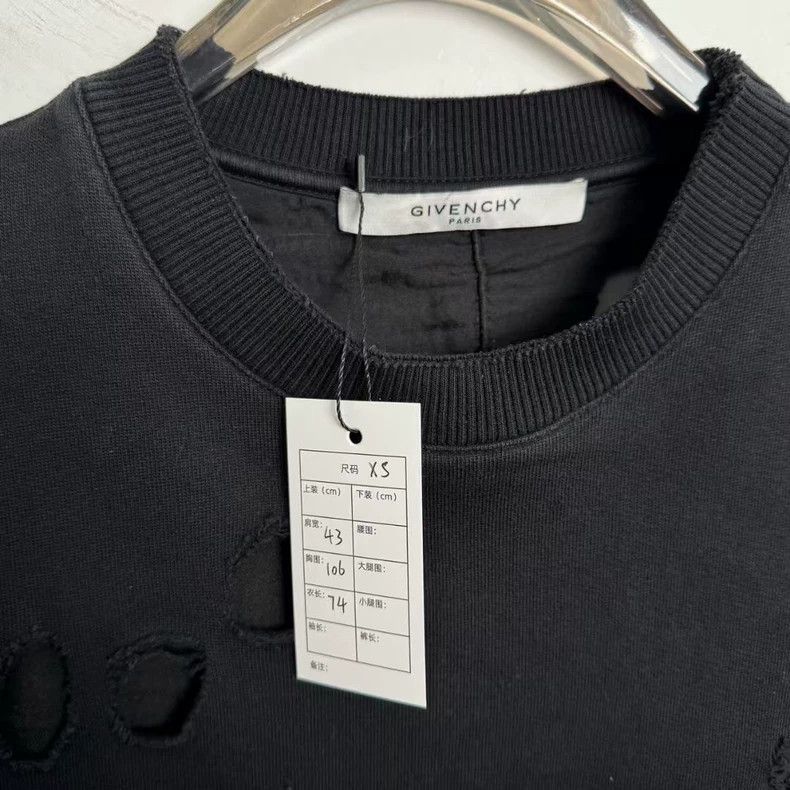 Givenchy givenchy distressed logo sweatshirt-dmc Size US XS / EU 42 / 0 - 2 Thumbnail