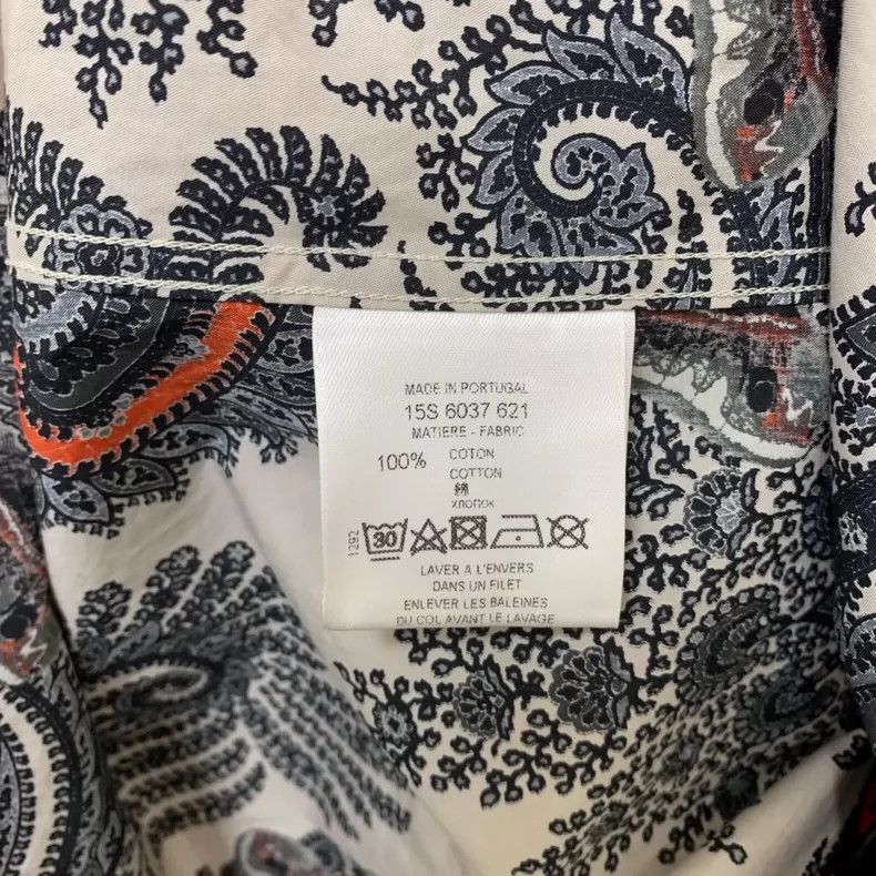 Givenchy Givenchy Patterned Long Sleeve Shirt Size 41-dmc Size US M / EU 48-50 / 2 - 4 Thumbnail