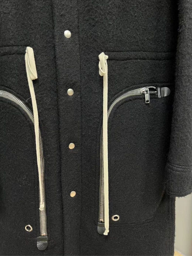 Rick Owens rick owens wool coat in black-dmc Size US S / EU 44-46 / 1 - 3 Thumbnail