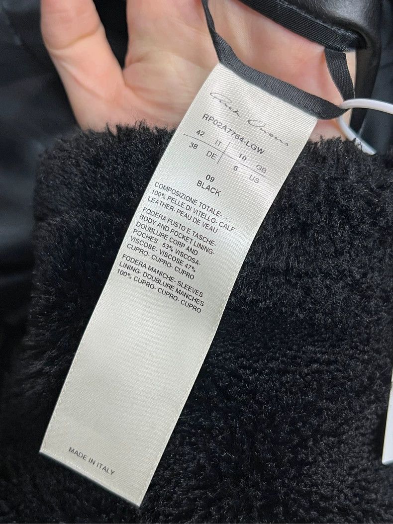 Rick Owens rick owens leather blazer in black-dmc Size US M / EU 48-50 / 2 - 4 Thumbnail