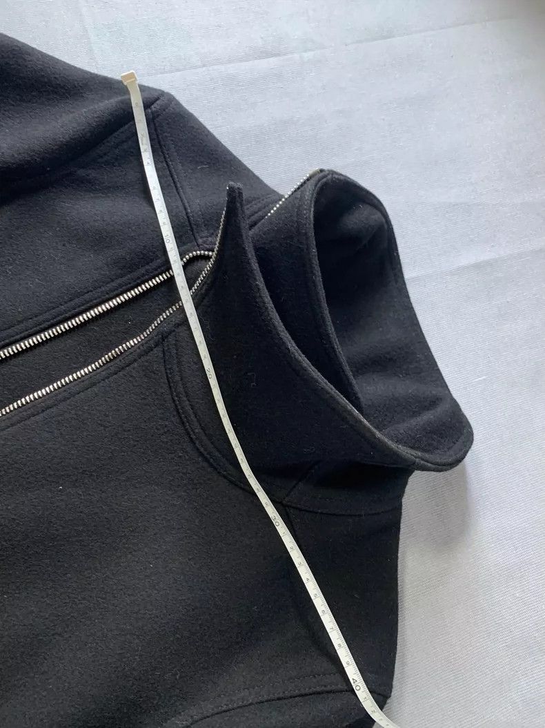 Rick Owens rick owens wool long zip coat-dmc Size US S / EU 44-46 / 1 - 9 Thumbnail