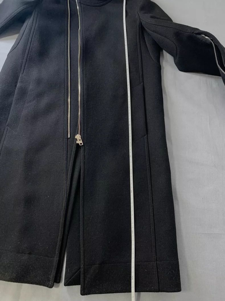 Rick Owens rick owens wool long zip coat-dmc Size US S / EU 44-46 / 1 - 8 Thumbnail