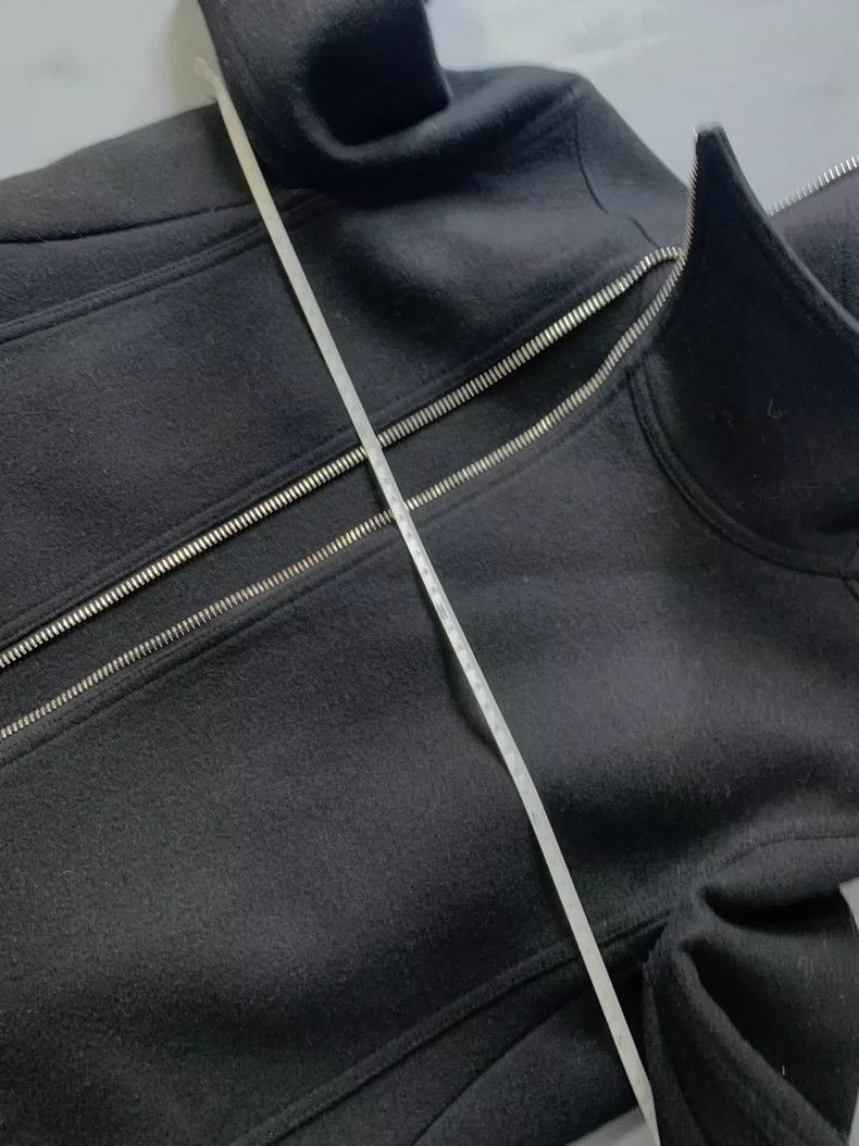 Rick Owens rick owens wool long zip coat-dmc Size US S / EU 44-46 / 1 - 7 Thumbnail