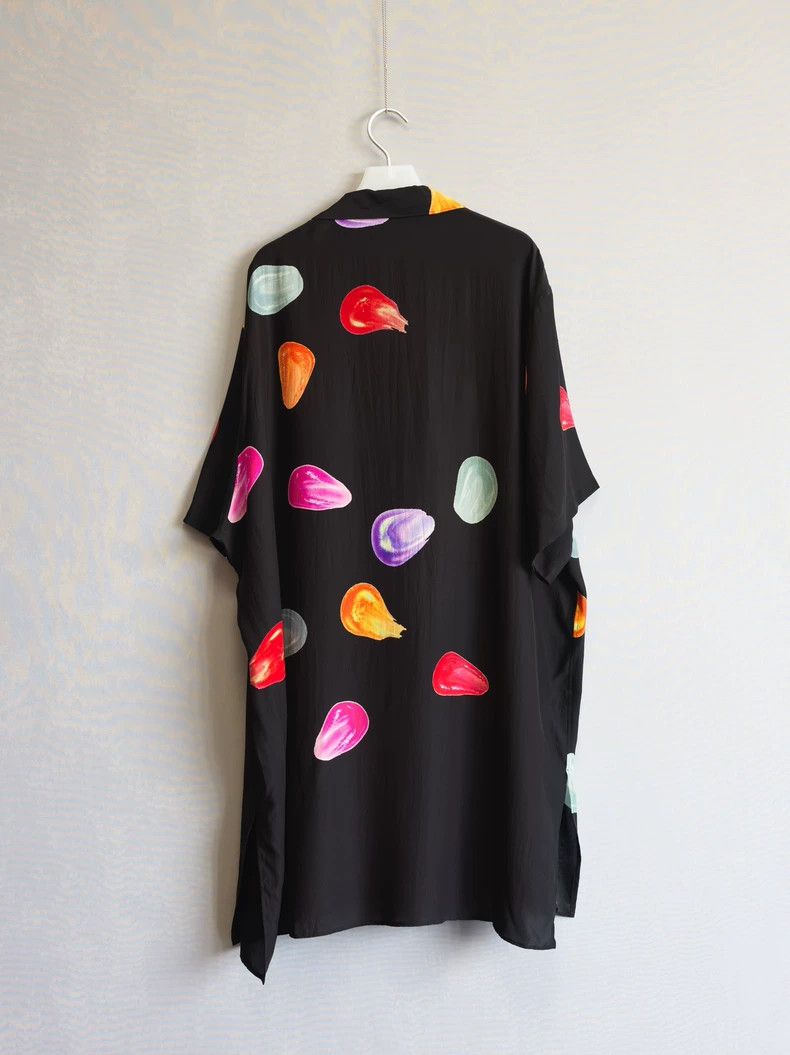 Yohji Yamamoto yohji yamamoto silk shirt with colorful petals-dmc Size US M / EU 48-50 / 2 - 5 Thumbnail