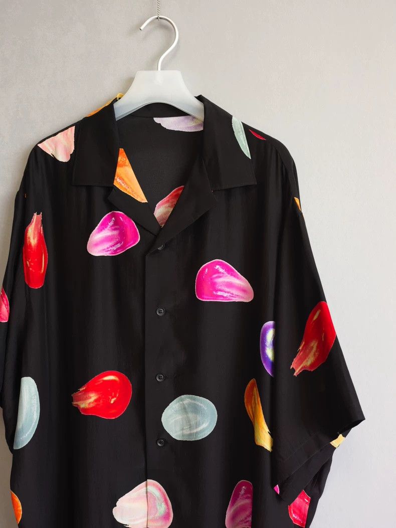 Yohji Yamamoto yohji yamamoto silk shirt with colorful petals-dmc Size US M / EU 48-50 / 2 - 3 Thumbnail