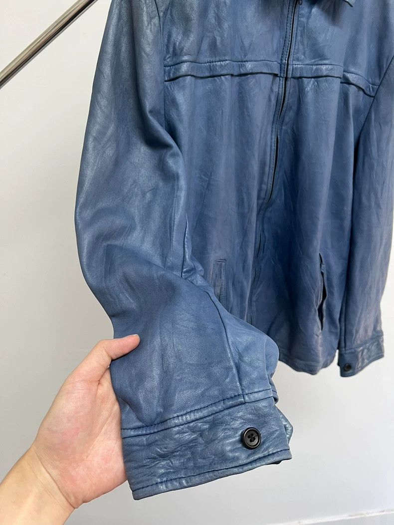 Comme des Garcons comme des garcons blue leather jacket-dmc Size US M / EU 48-50 / 2 - 5 Thumbnail