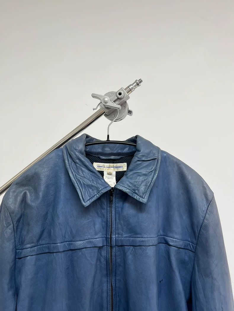 Comme des Garcons comme des garcons blue leather jacket-dmc Size US M / EU 48-50 / 2 - 3 Thumbnail