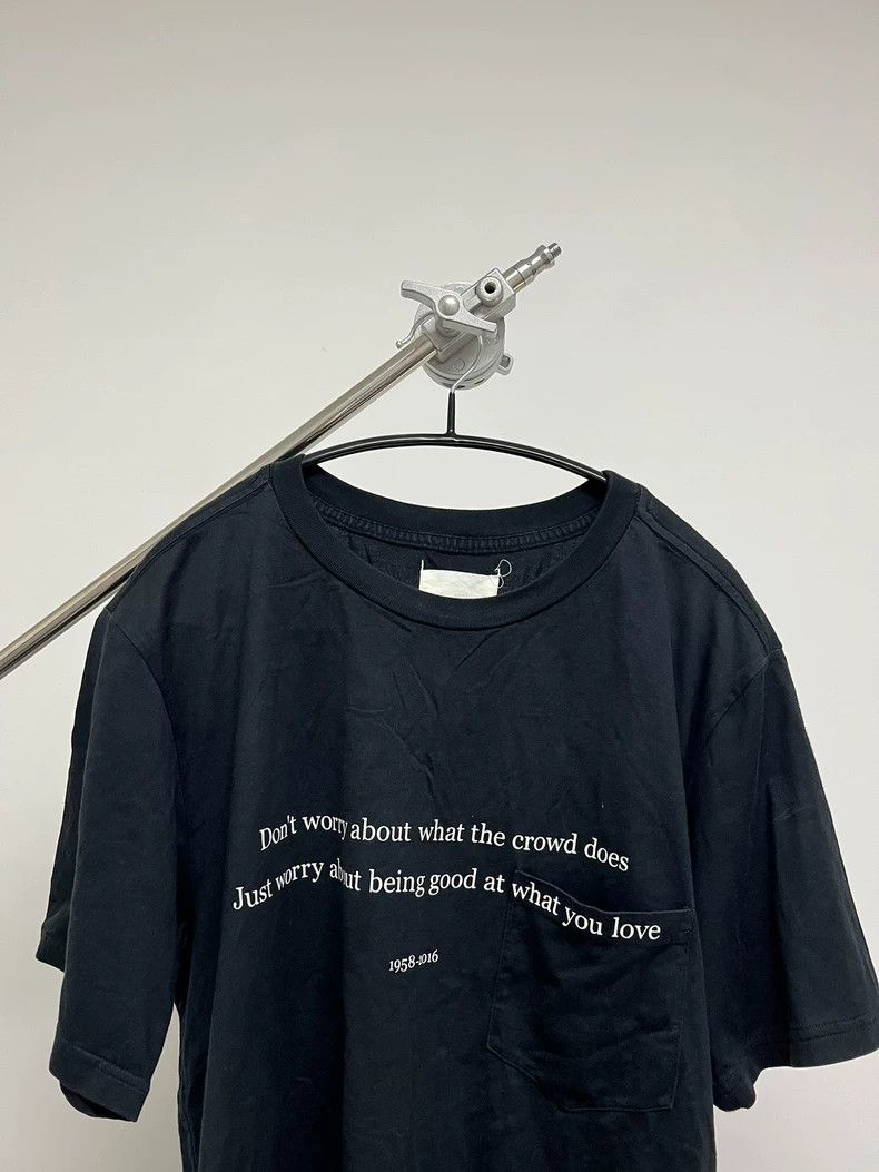 Takahiromiyashita The Soloist. black graphic print t-shirt with quotes-dmc Size US L / EU 52-54 / 3 - 3 Thumbnail