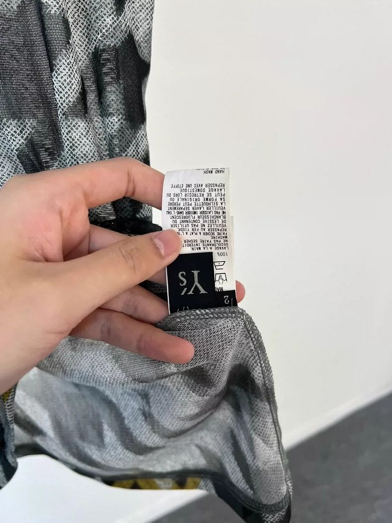 Yohji Yamamoto yohji yamamoto sheer patterned top-dmc Size US S / EU 44-46 / 1 - 4 Thumbnail