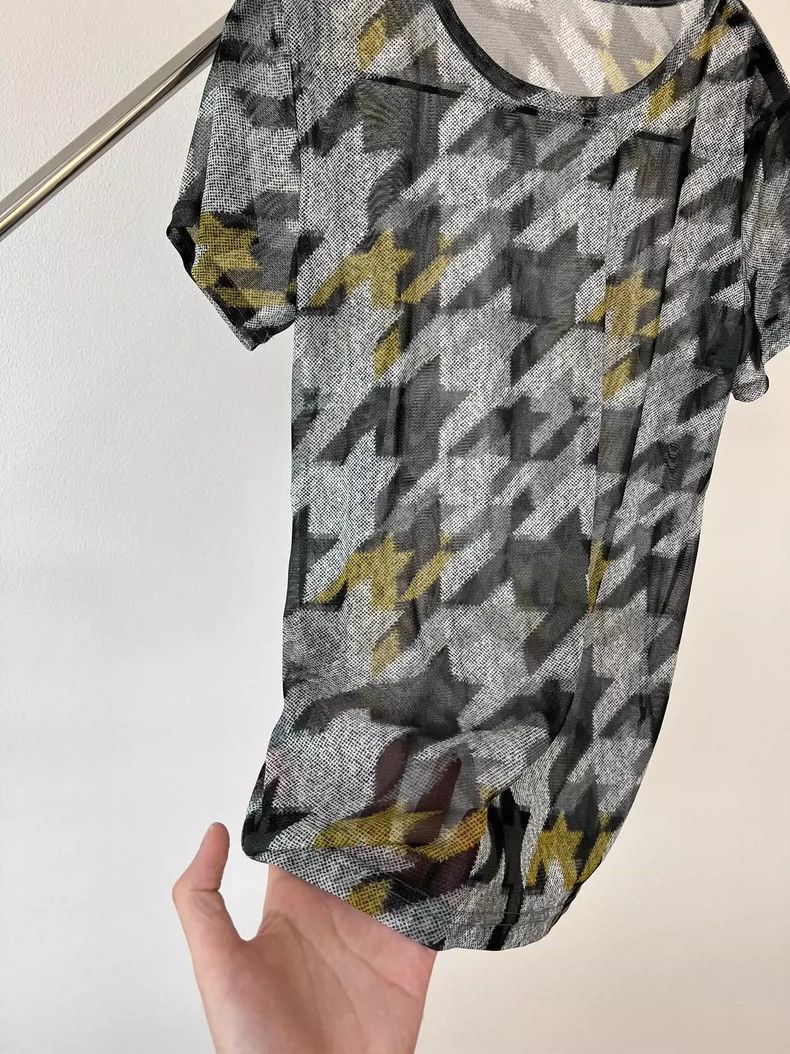 Yohji Yamamoto yohji yamamoto sheer patterned top-dmc Size US S / EU 44-46 / 1 - 3 Thumbnail